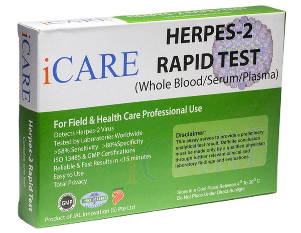 Herpes-2 Rapid Test Kit | Herpes Home Testing Kit